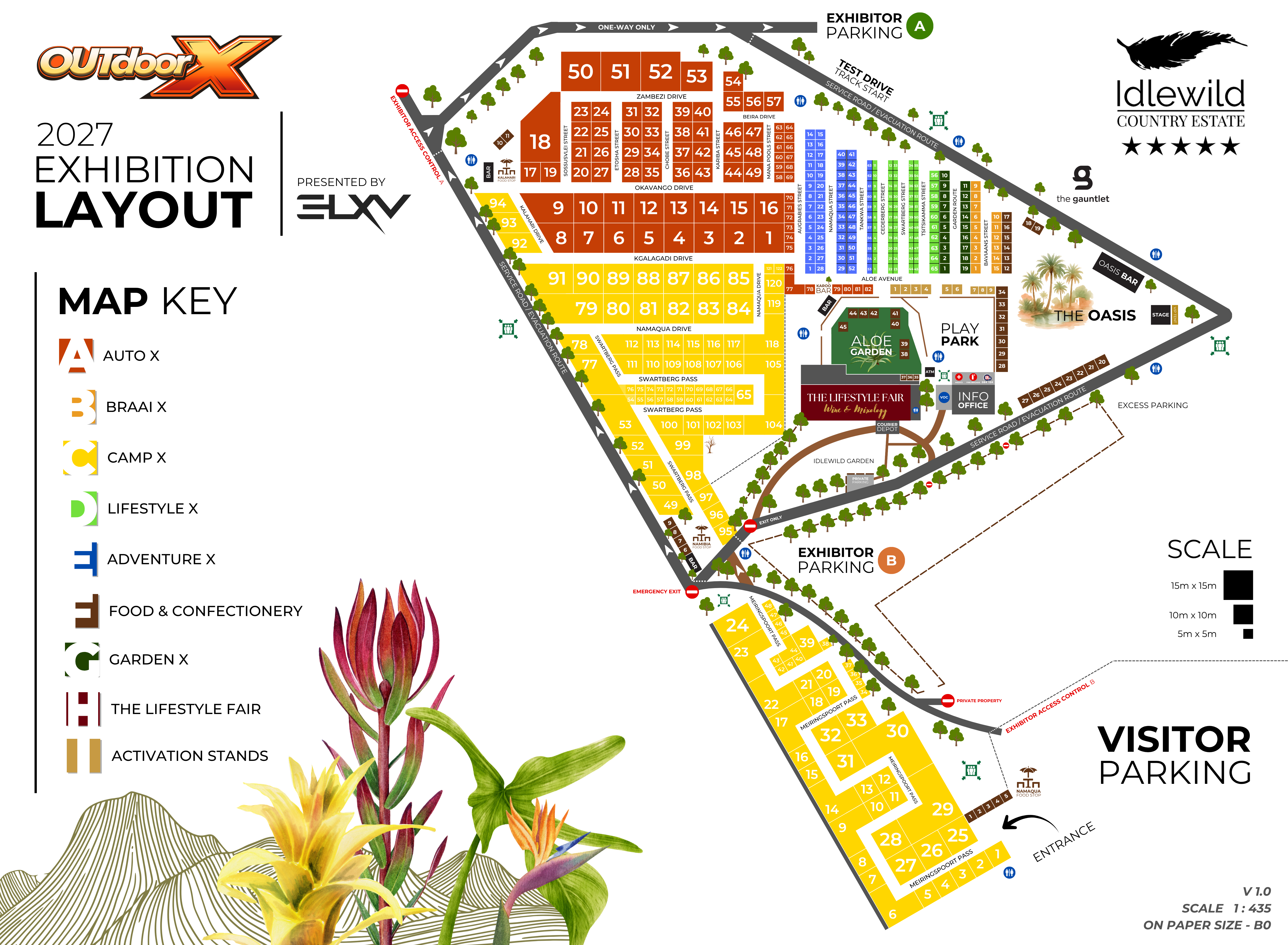 OutdoorX Layout